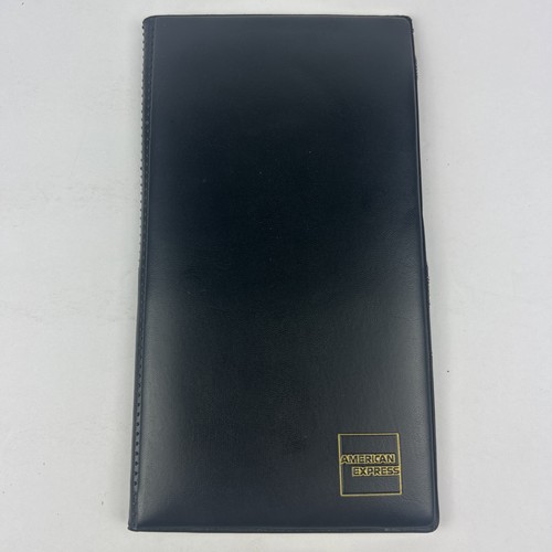 American Express Restaurant Waiter Wallet Bill Check Credit Card Cash Holder