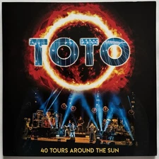 TOTO - 40 Tours Around The Sun 3xLP Blue/Orange Burst Vinyl EX