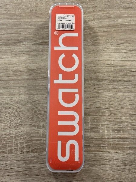 Reloj Swatch SUSM402 Cronógrafo con Fecha, Esfera Verde, Cuarzo, Correa de Goma 42mm, Caja NUEVO 5