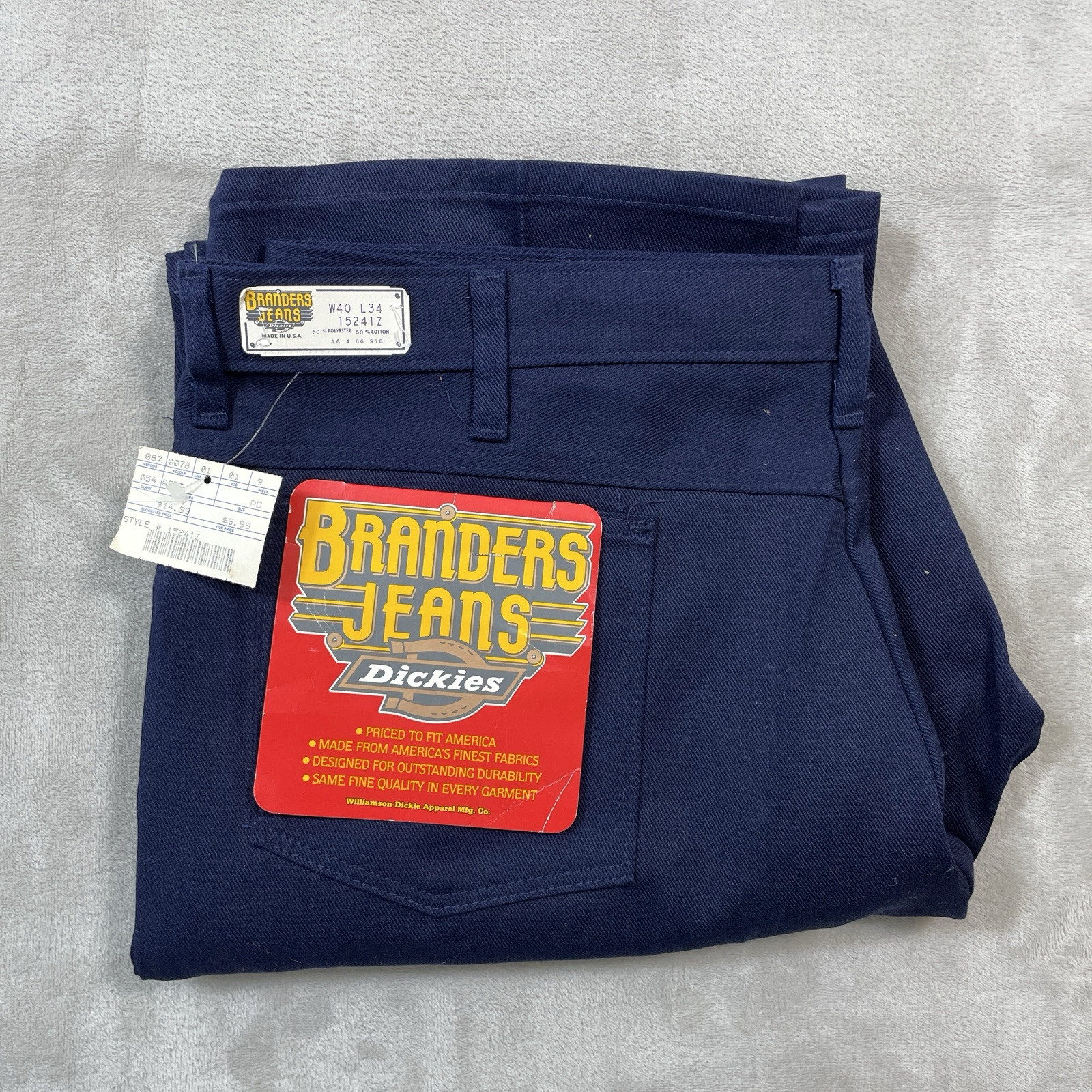 VTG 70s Deadstock Dickies Flare Pants Poly/Cotton 40/34