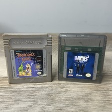 Nintendo Gameboy Lot of 2 Games Men In Black 2 & Dragons Lair The Legend