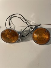 Vintage Guide H Sae Dp62 Amber Turn Signals Harley Davidson With Brackets Vintage Guide H Sae Dp62 Amber Turn Signals Harley Davidson With Brackets