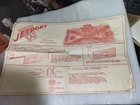 Original Marx American Airlines Jetport Playset Instruction Sheet