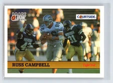 1992 Courtside Draft Pix #93 Russ Campbell - RC - Steelers Rookie