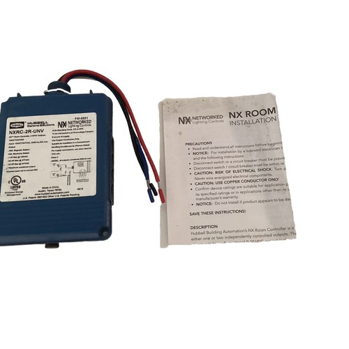 HUBBELL NXRC-2R-UNV NX ROOM CONTROLLER 2 SPST OUTPUTS 120/277VAC MODULE