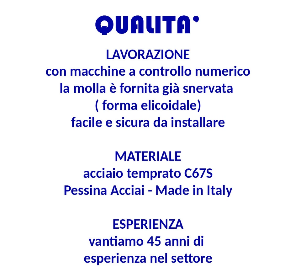 Molla per Serranda di Alta Qualità - Resistente e Affidabile - Spedizione Rapida - Immagine 4 di 4