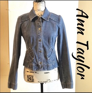 ann taylor loft denim jacket