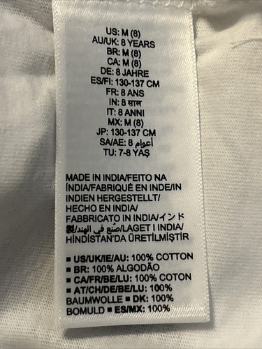 Spotted Zebra Girls M(8) White Long Sleeve 100% Cotton I’m Pure Magic Unicorn ne - Picture 5 of 6