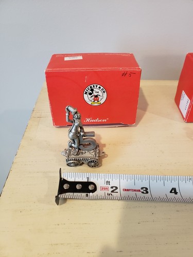 Disney Hudson Pewter Birthday Train Car - Goofy "5" with Original Box