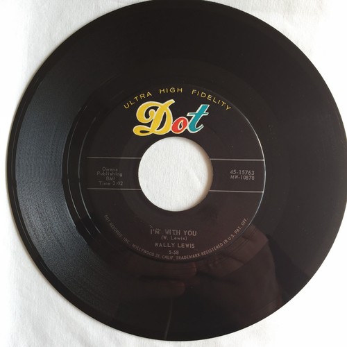 Wally Lewis – White Bobby Socks / I'm With You 7", 45 RPM - Picture 4 of 6