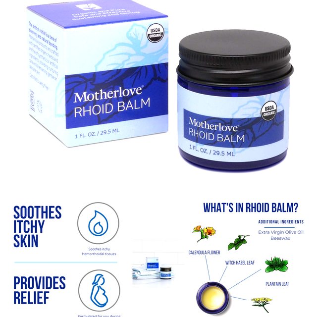 Rhoid Balm Hemorrhoids Relief Hemorrhoid Motherlove 1oz Expires Sept