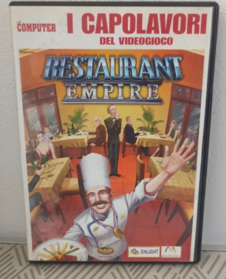 RESTAURANT EMPIRE CD ROM SPIEL PERFEKT WIE NEU