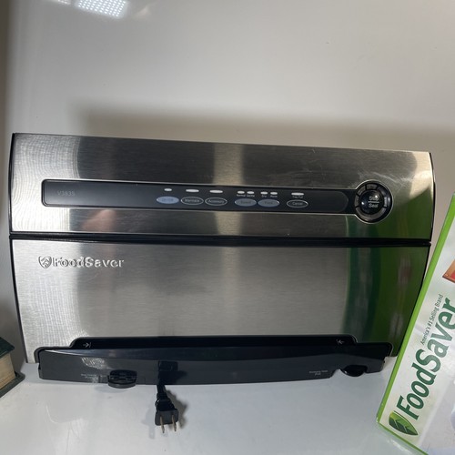 Food Saver Stainless Model V3835 Bag Sealer Vacuum Seal Tested Works