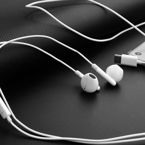Type C Wired Earphones 3.5mm 3.5mm Headset Mobile Phone/Computer - Zdjęcie 4 z 14