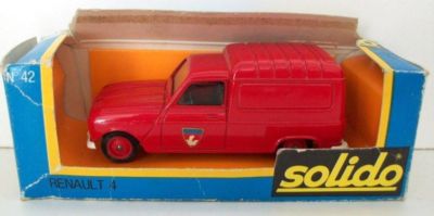 SOLIDO 1/43 - 42 RENAULT 4 FIRE DEPT #2