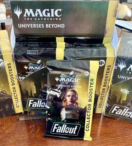 Fallout Magic The Gathering MTG Sealed *Single* Collector Booster Pack 15 Cards - Picture 1 of 2
