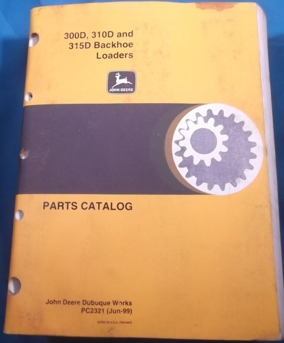 ヒデユキ0219様　オーダーページ JOHN DEERE 300D 310D 315D BACKHOE LOADER PARTS MANUAL BOOK CATALOG