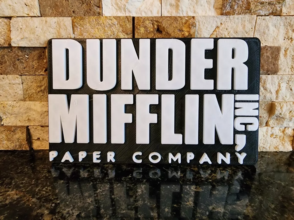 The Office Dunder Mifflin Paper Company 3D Display