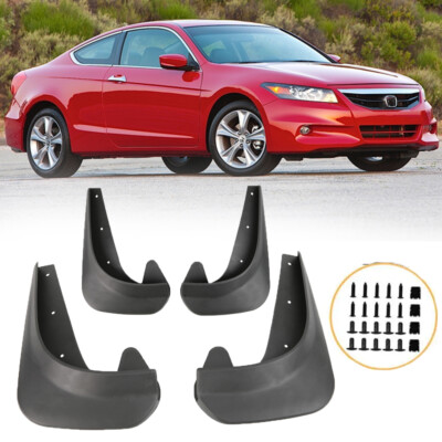 Wheels Mudguards Mud Flaps Splash Guards Front Rear For 2008-2012 Honda Accord