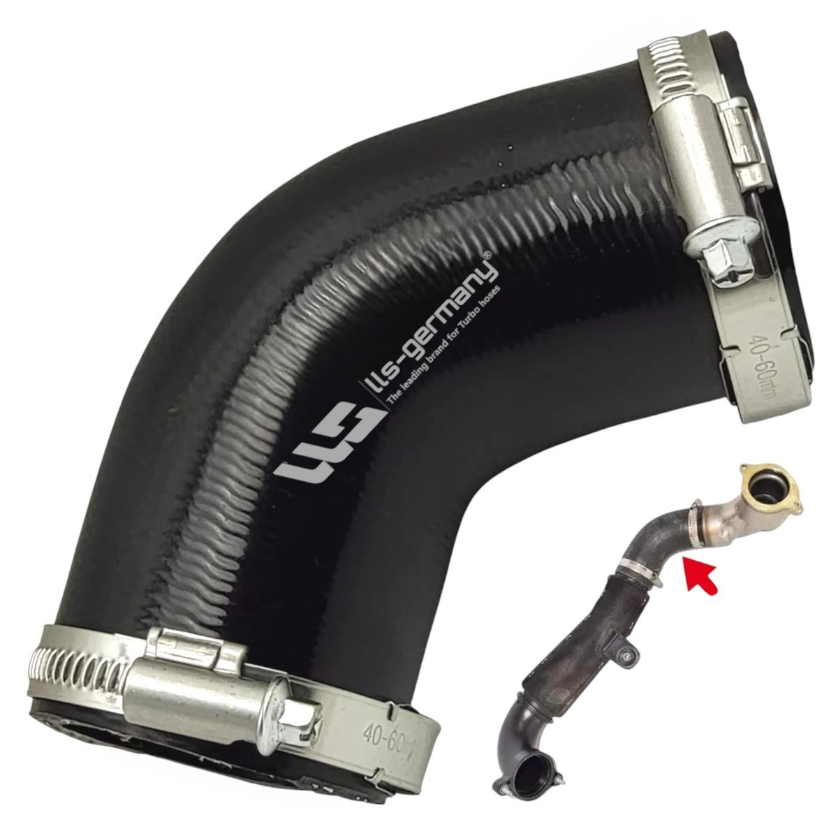 Pressure Hose Turbo Hose For Audi Q5 8R Facelift 2.0TDI 04L145828B