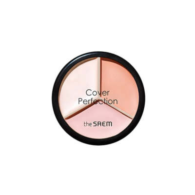 THE SAEM Cover Perfection Triple Pot Concealer 05 Dark Up Beige 4,5g*3 Farben