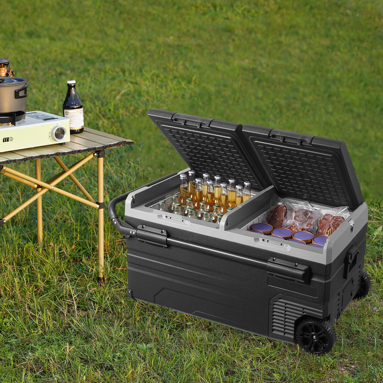 Réfrigérateur Portable 95 L : Fini le Manque de Place pour vos Boissons en Voiture
