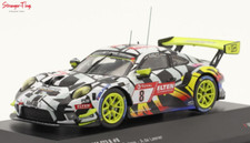 Ixo Porsche 911 Gt3 R 8 24h Nurburgring 2019 Iron Force Yellow Wheels 143