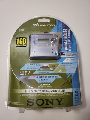 Sony Walkman MZ-NH600D Silver Silver (1 GB) Digital Media Player