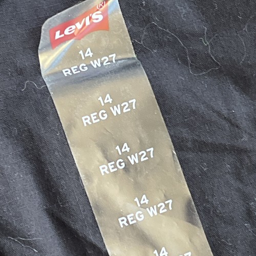 Levi’s Cargo Short 14 Reg W27 Bellow Knee Black With Belt 100% Cotton New - Picture 13 of 13