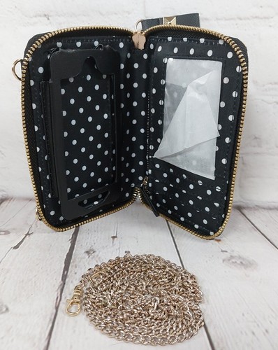 Victoria's Secret Leopard Print Chain Wallet Clutch Crossbody Shoulder Purse - Picture 2 of 8