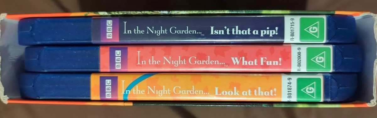 In the Night Garden DVD Set BBC Isn't That Pip, What Fun, Look At