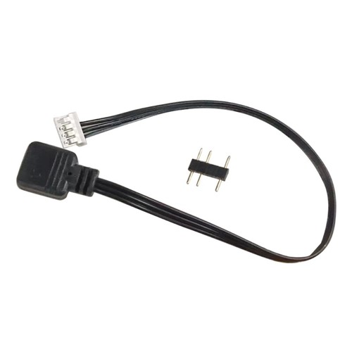 For Coolmoon Fan Controller Adapter Cable 4Pin/6Pin to 5V ARGB 3Pin Converter - Afbeelding 2 van 14