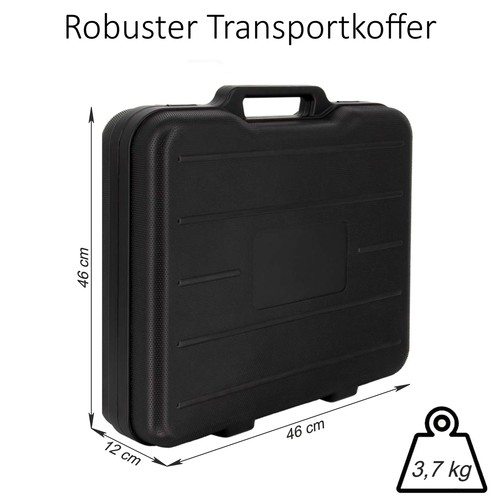 B-WARE Camping Satelliten Anlage SAT Antenne Masthalter Tischhalter im Koffer - Afbeelding 7 van 7