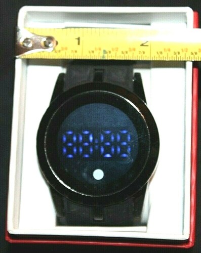 Mens Round Digital Wristwatch w/ Rubber Strap - Pick Your Style - Picture 17 of 21
