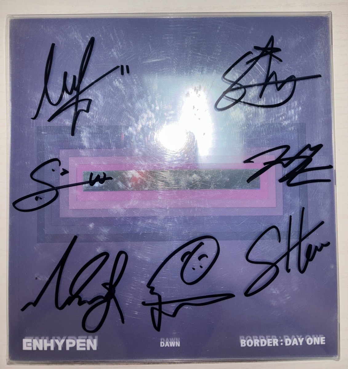 ENHYPEN DAY ONE サインアルバム シリアル付き非売品マークあり