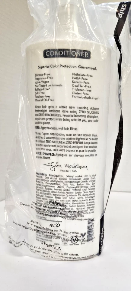 Colorproof Super Sheer Clean Conditioner ~ 25.4 Fl Oz ~ Silicone Free Vegan, New - Image 4 of 4
