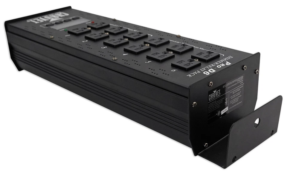 Chauvet PRO-D6 6 Ch 20A DMX-512 Dimmer Switch Pack Simultanious115V and 230V - Image 4 of 4
