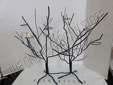 Frontgate Halloween Black Tree Votive Candle Holder Stand Home Decor 