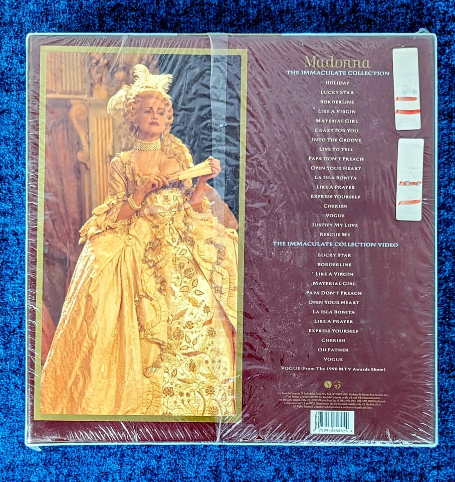 MADONNA SEALED THE ROYAL BOX SET CASSETTE EDT PROMO 1990 Immaculate Collection - Image 3 of 4