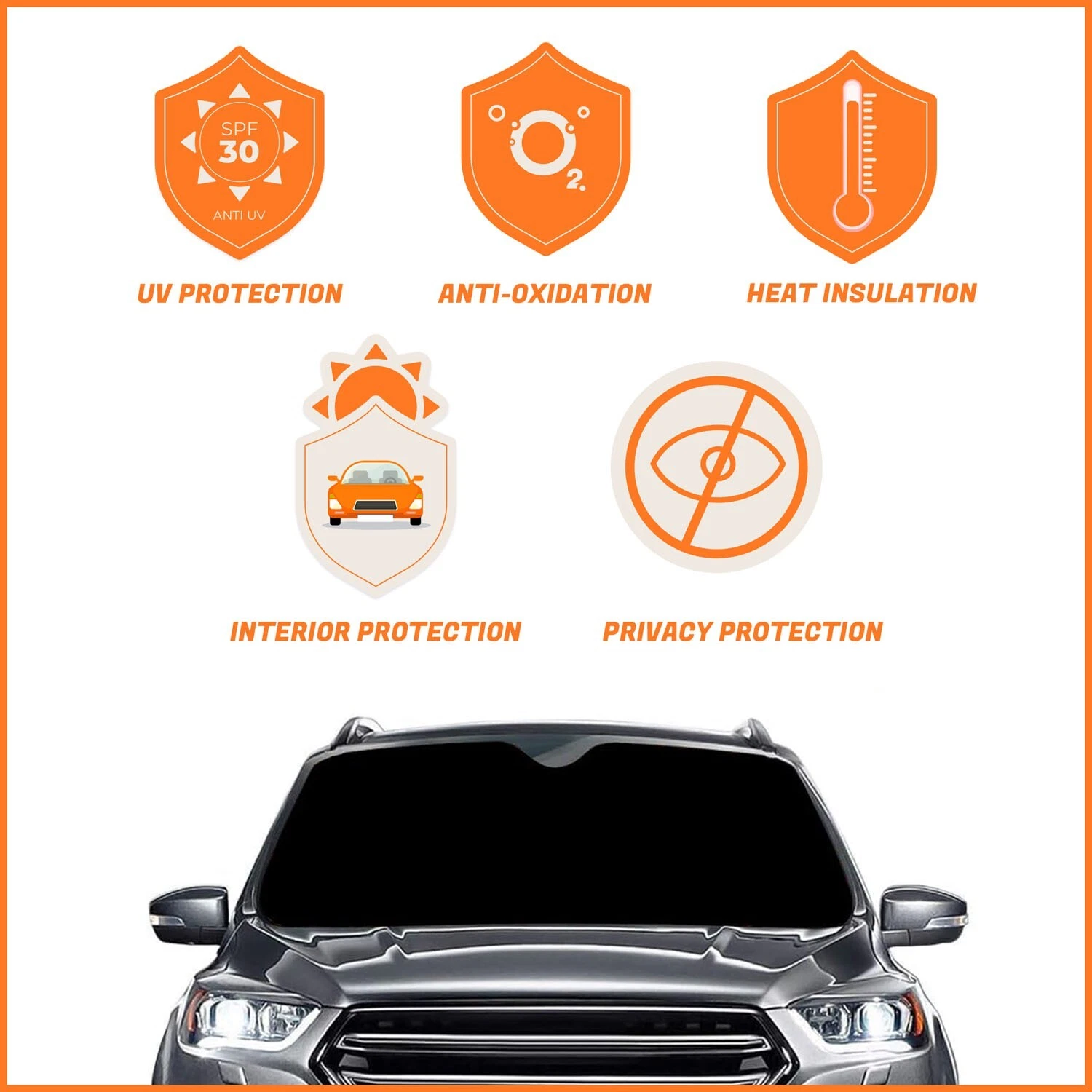 Narutoo Anime Auto Sun Shade Car Sunshade Vehicle Sunshade