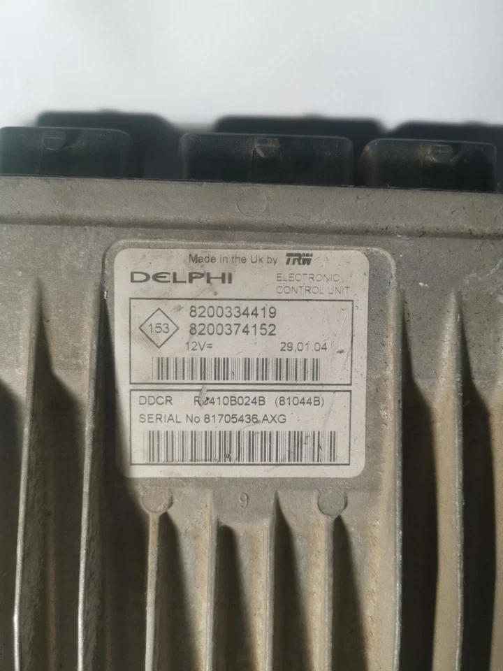 Centralina Motore Renault Megane Scenic 1.5 Dci Delphi 8200334419 8200374152 ECU - Immagine 2 di 4