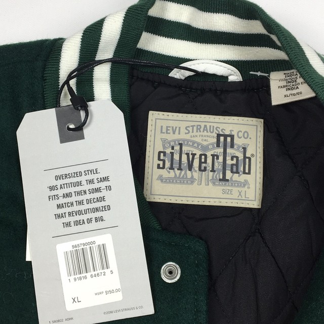 levis silvertab varsity jacket