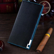 Men's Luxury Leather Wallet Bifold Long Purse Clutch Credit Card Holder US FAST