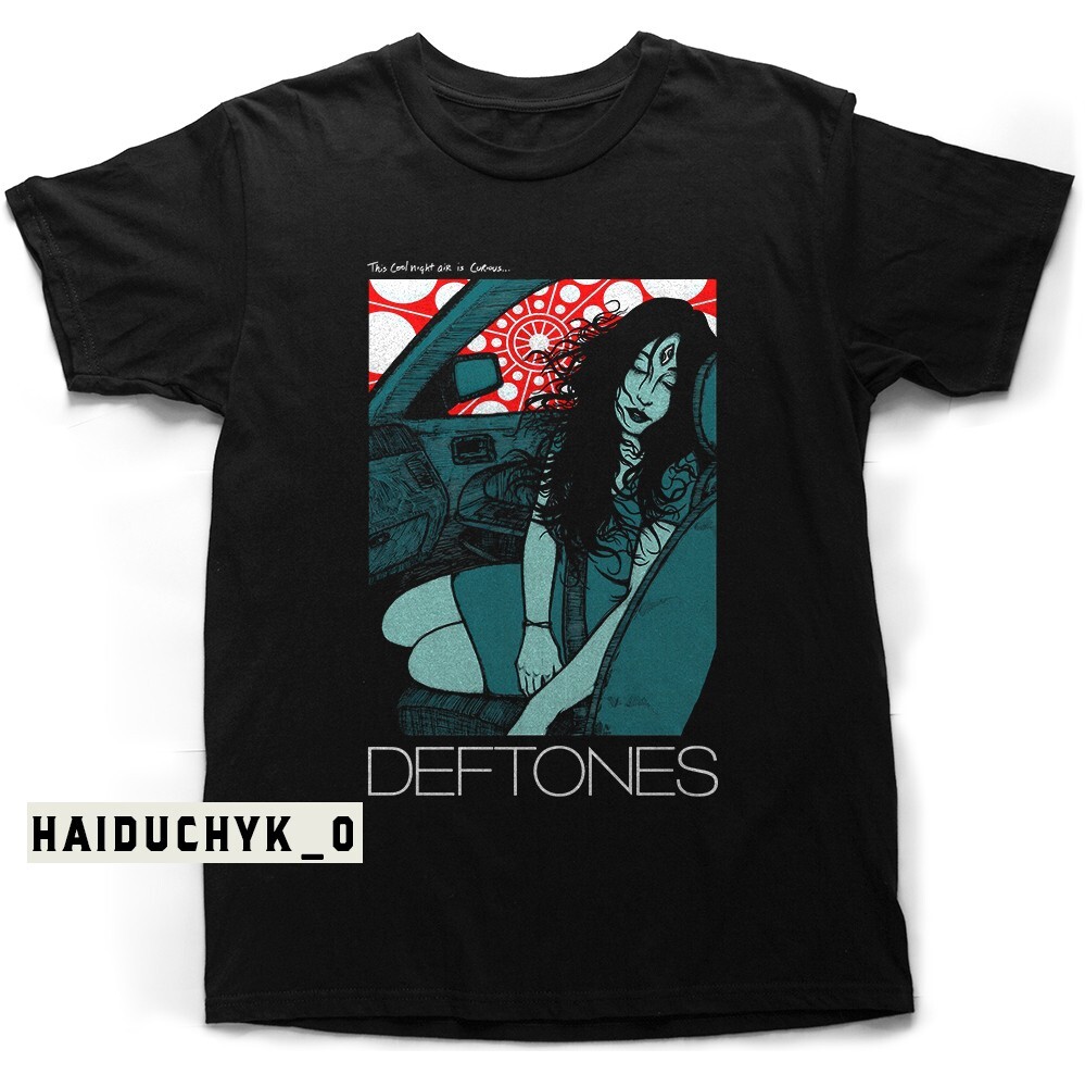 Deftones Gig Poster Unisex Black T-shirt Size S-5XL