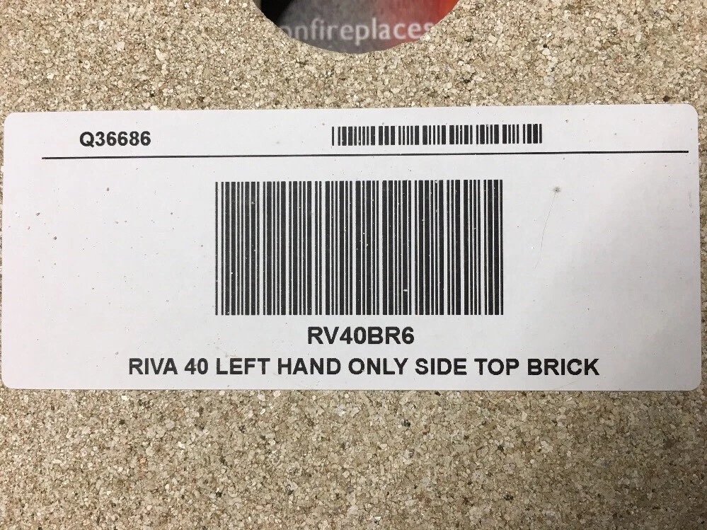 J DAY 10398 STOVAX Riva 40/45/50/55 Upper LH Side Firebrick Genuine RV40BR6  | eBay
