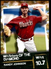 Randy Johnson 2020 Topps WARriors of the Diamond 5x7 Gold #WOD-15 /10 Diamondbac