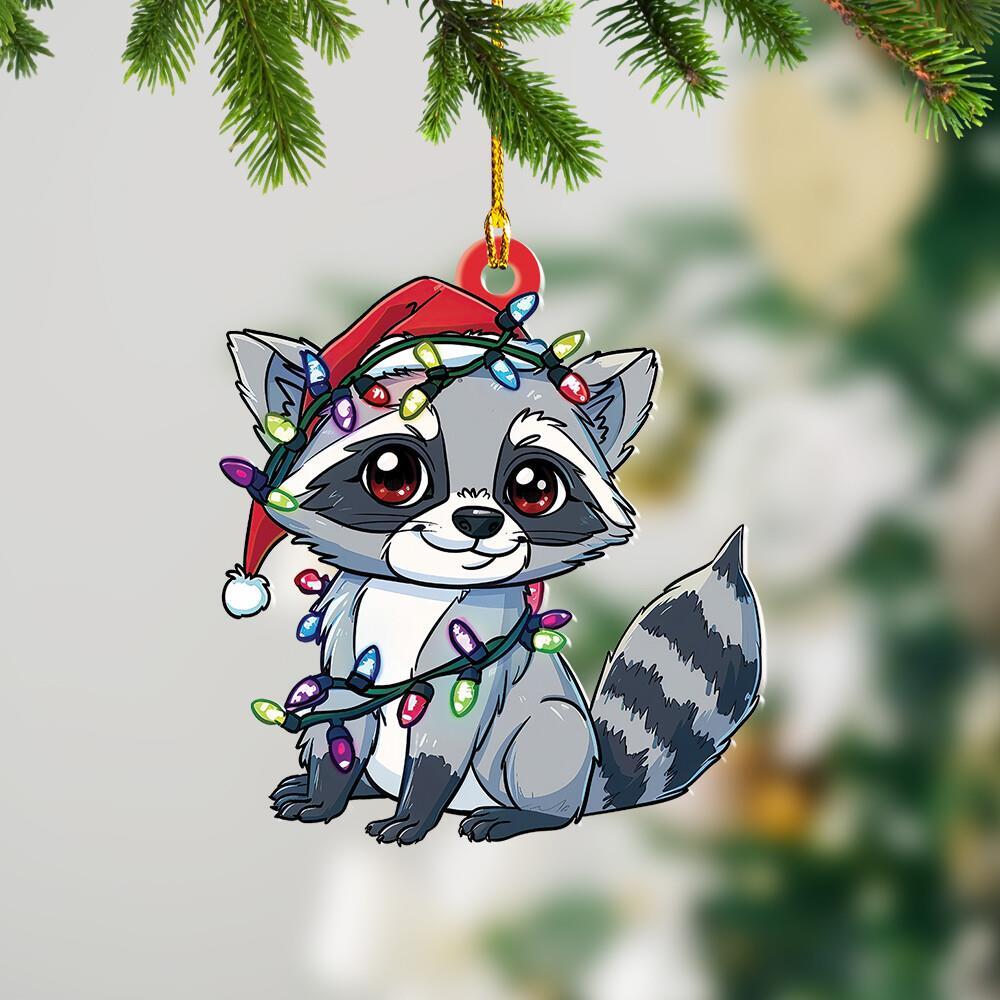 アライグマ クリスマスライト オーナメント アライグマ クリスマスギフト アライグマ 車 オーナメント