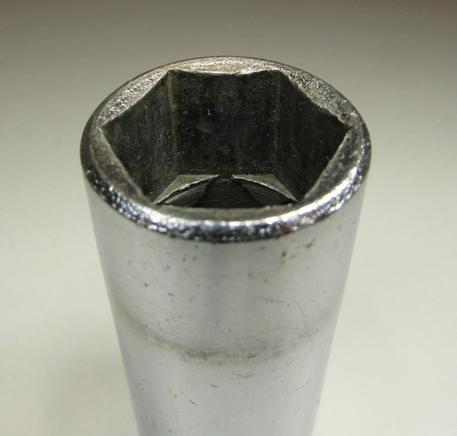 Vintage *S-K Tools* 3/4" 6 Point 3/8" Drive Deep Chrome Socket 40424 - U.S.A. - Foto 12 di 17