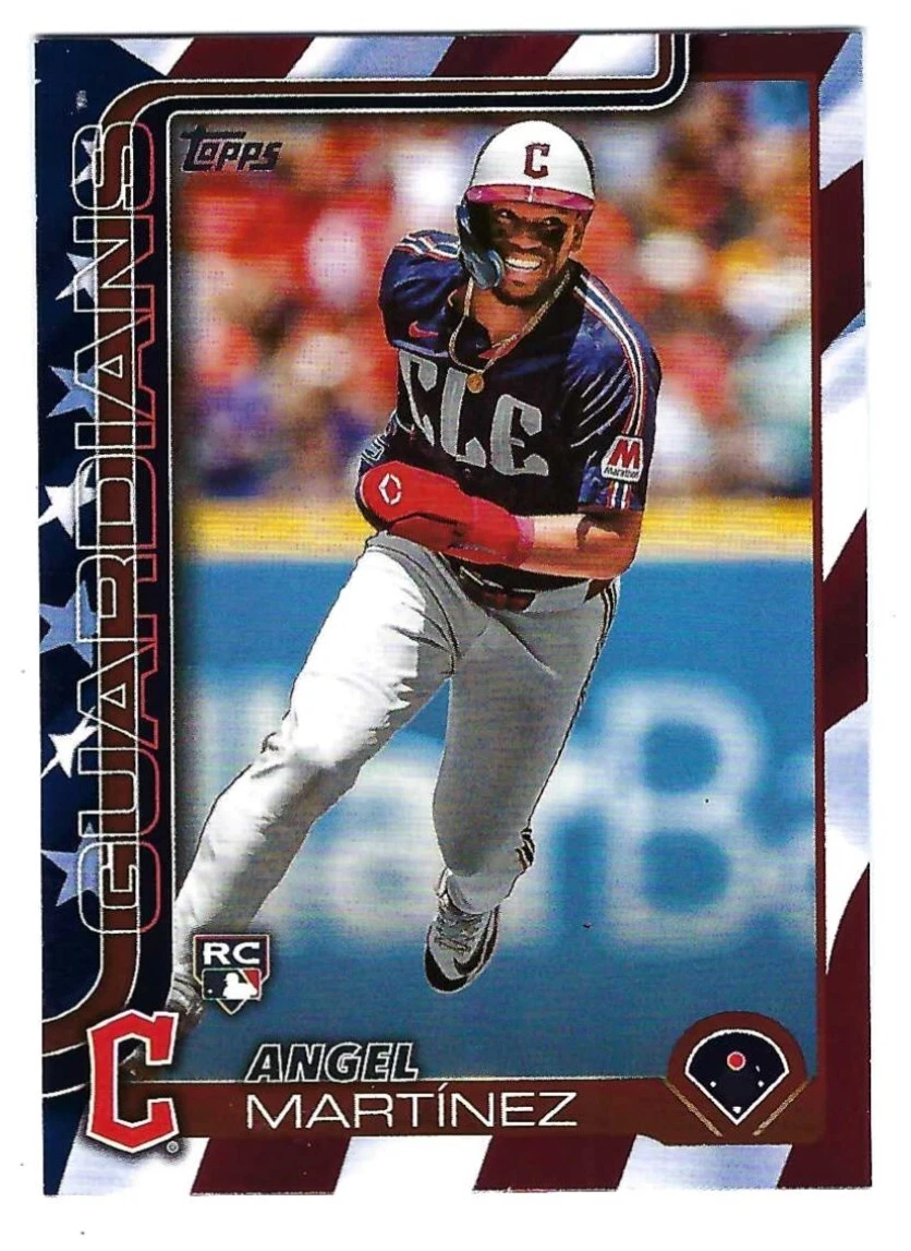2025 Topps ANGEL MARTINEZ #27 independence Day 30/76 Guardians