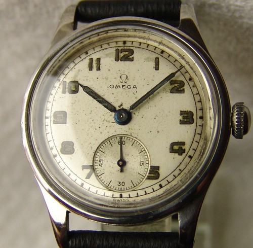 MEN'S WWII PERIOD steel OMEGA military 